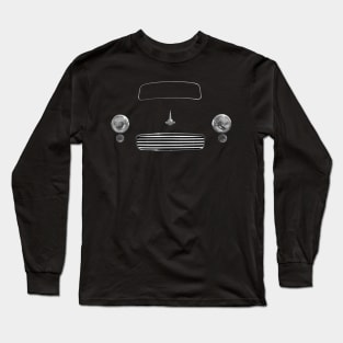 Morris Minor classic car minimalist front Long Sleeve T-Shirt